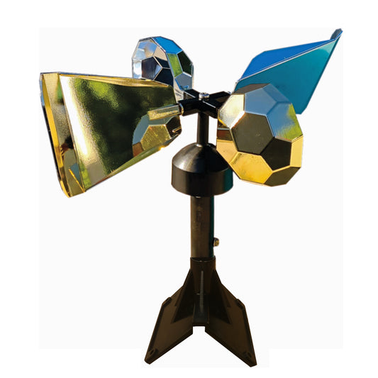 Reflective bird repellent roof